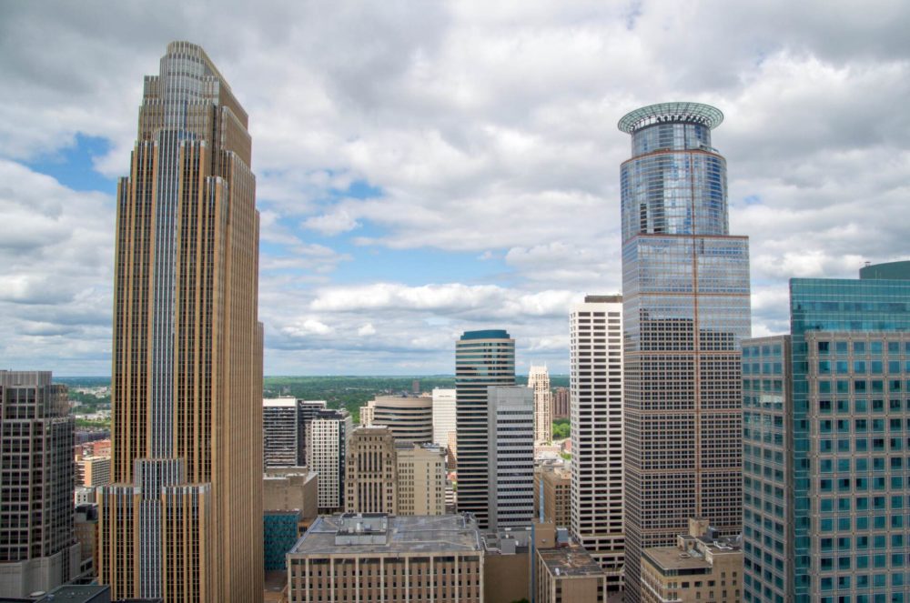 Tall buildings in Minneapolis