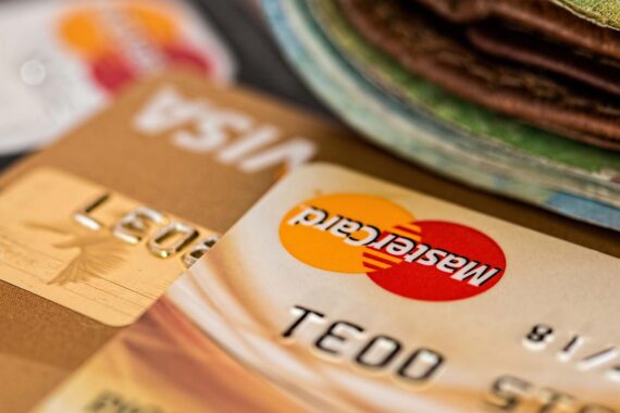 Golden Visa and Mastercard credit cards